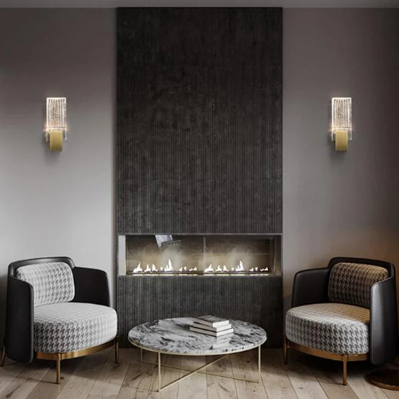 Applique murale en cristal Nordic style luxe pour éclairage intérieur - vue 6 sur 7