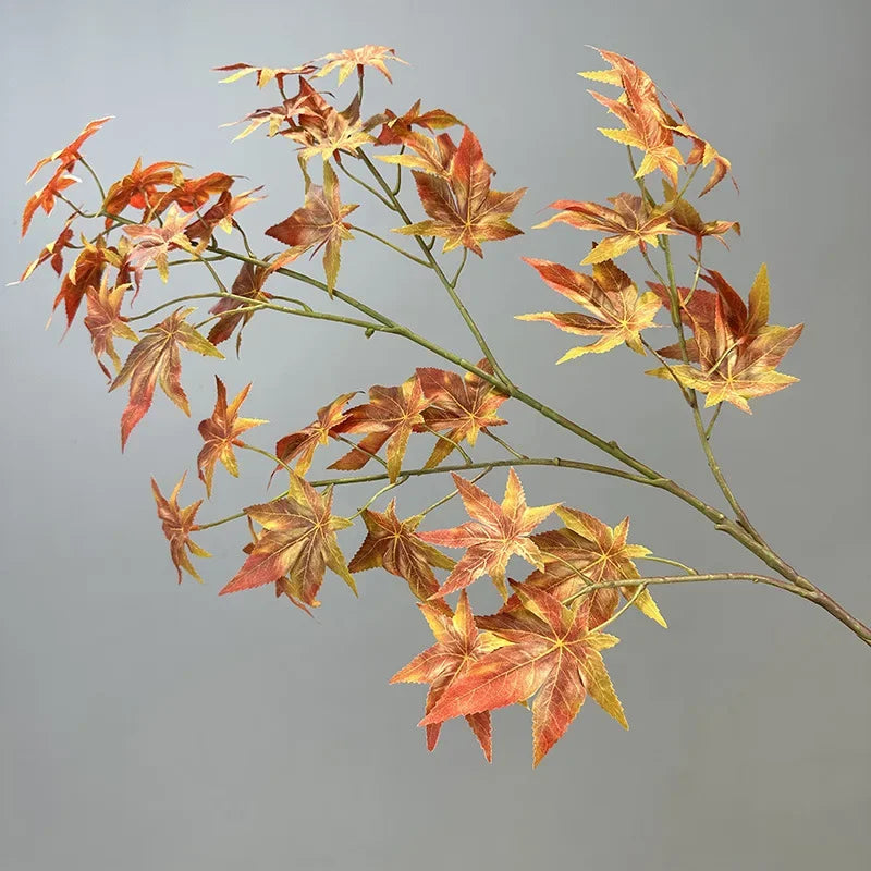 plantes artificielles en soie décoratives feuillage d'érable pour intérieur - vue 8 sur 10