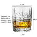 Verre whisky old fashioned gravé style vintage cadeau