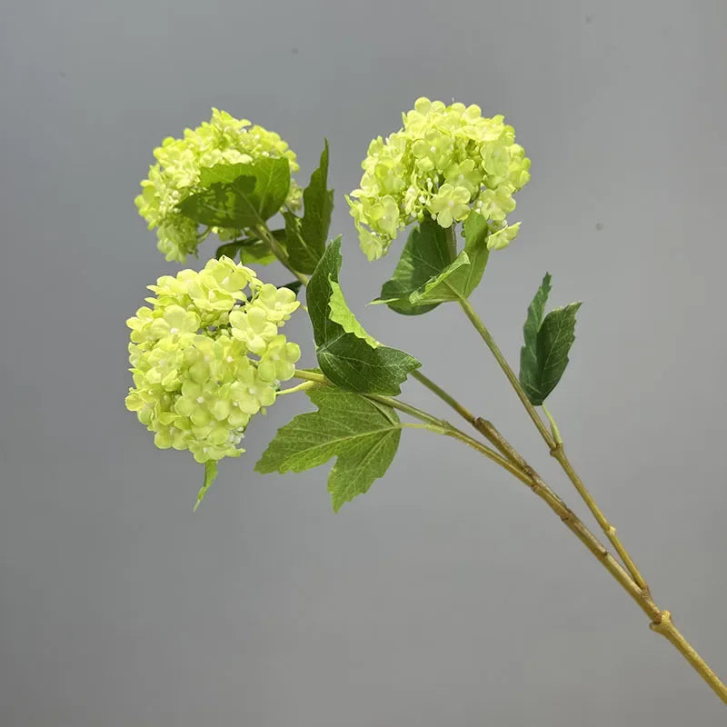 boule de neige florale en soie décoration mariage fausses fleurs hortensia - vue 10 sur 13