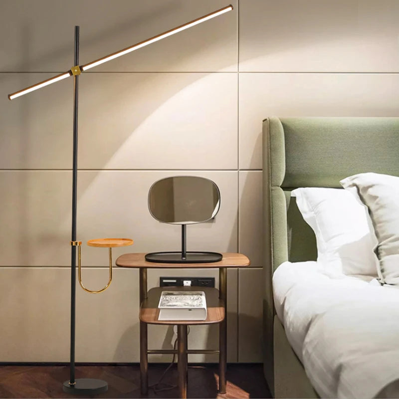 Lampadaire design sur pied Led minimaliste moderne - vue 4 sur 8