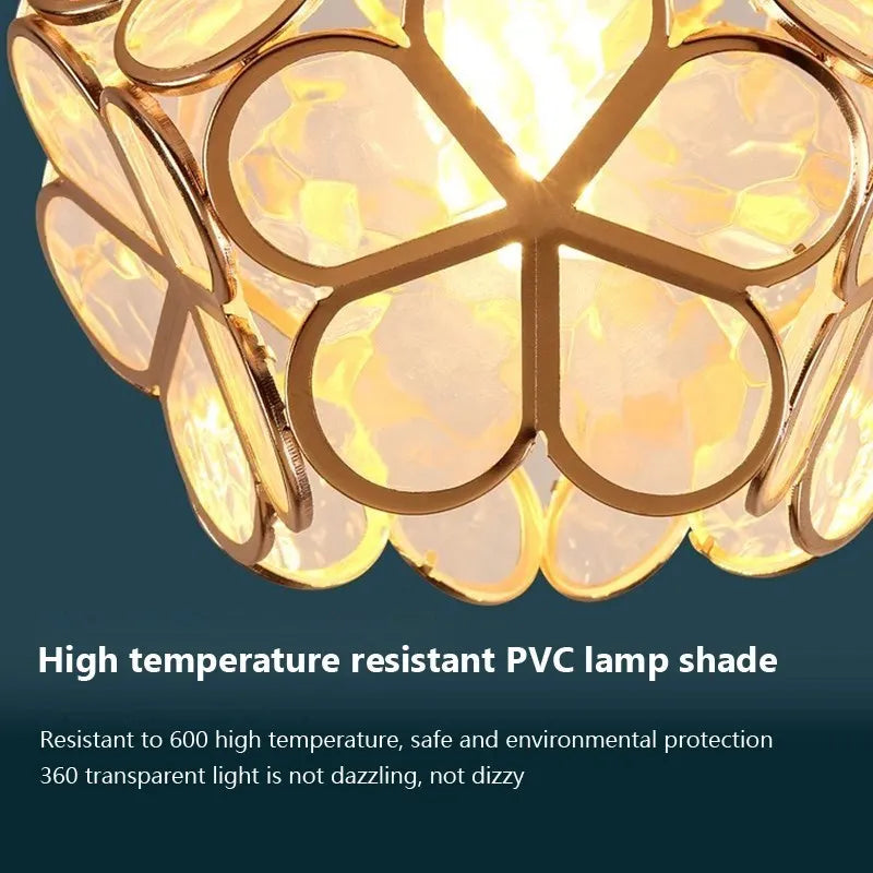 Lampes de plafond à tête unique Macaron en forme de pétale de lumière LED moderne pour les luminaires de salle à manger de balcon d'entrée d'allée de couloir - vue 6 sur 20