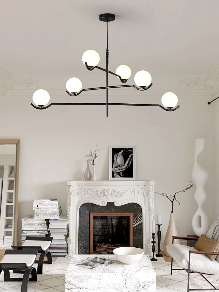 Lustre minimaliste pour salle à manger - vue 6 sur 8