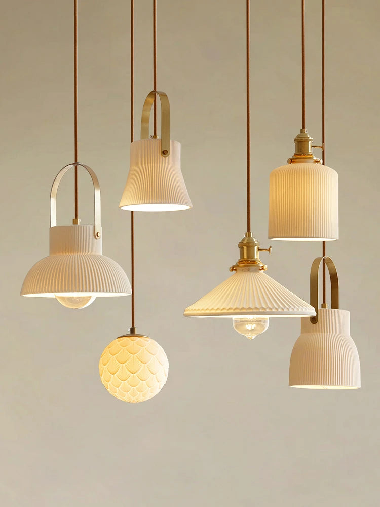 lampe en céramique style japonais pour bar et restaurant