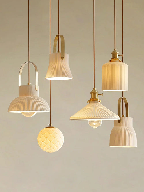 lampe en céramique style japonais pour bar et restaurant