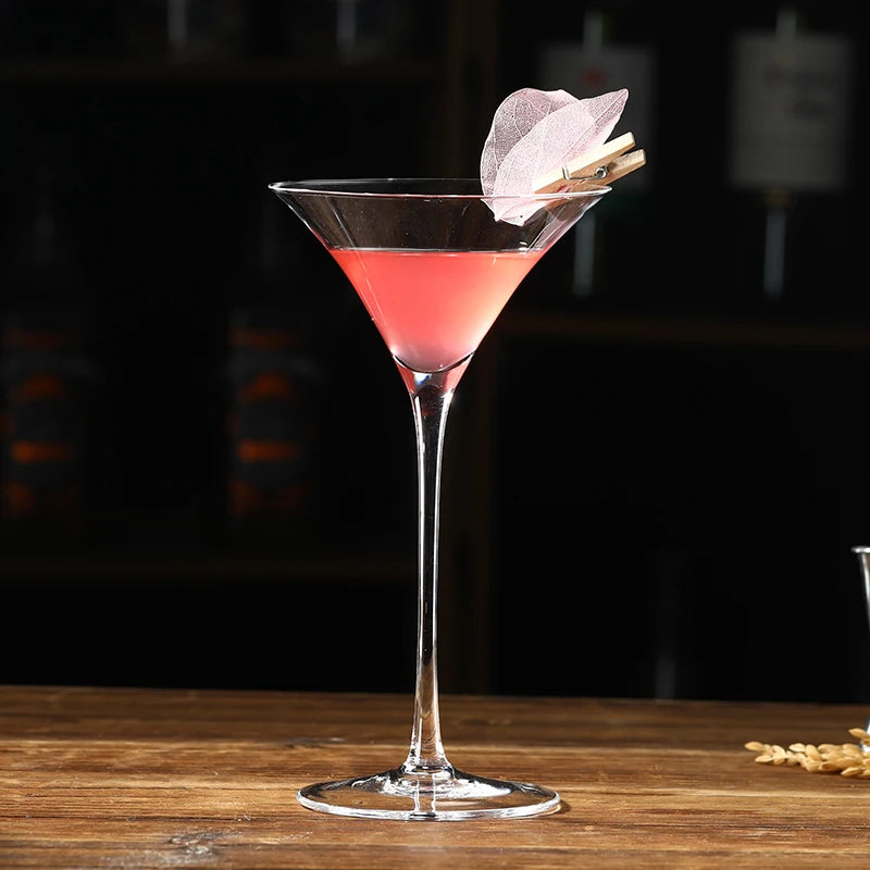 Verres à pied design cocktail champagne martini vin