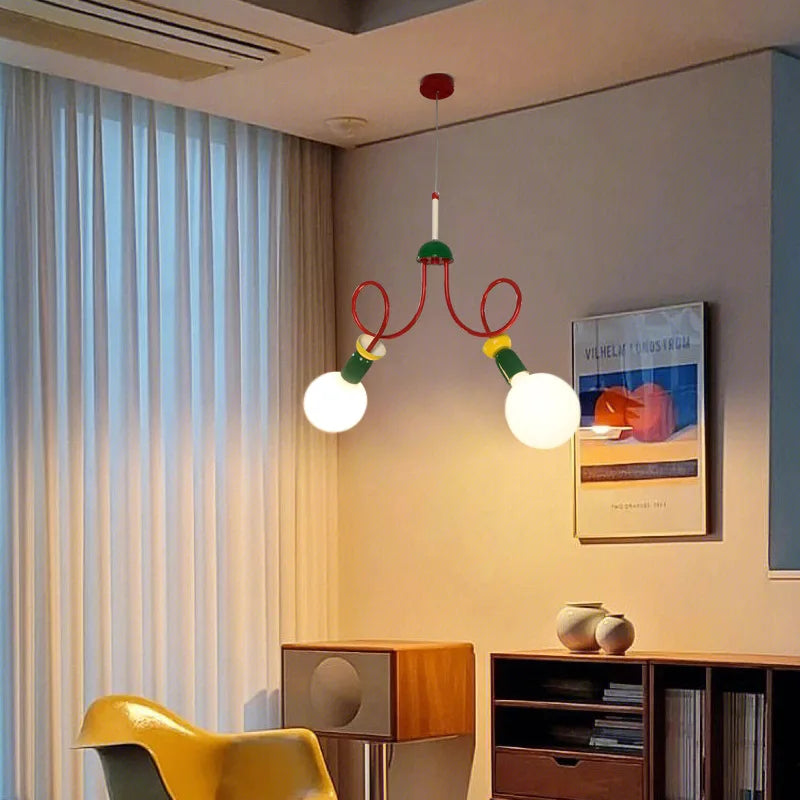 lustre memphis design classique pour hôtel et restaurant - vue 6 sur 9