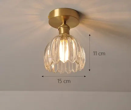plafonnier moderne en verre pour intérieur et extérieur lumineux - vue 10 sur 30