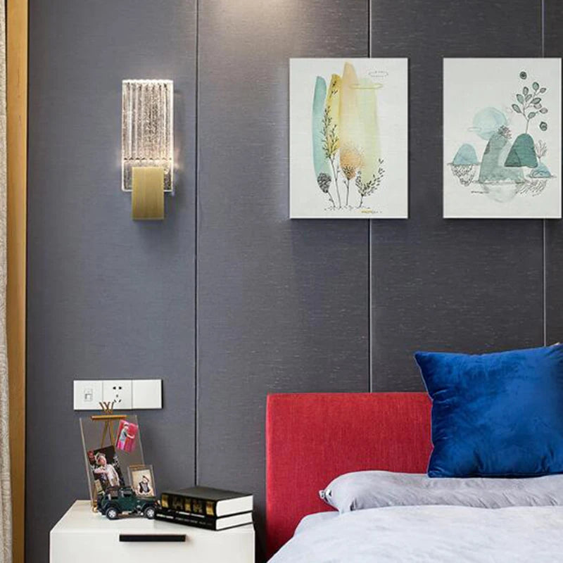 Applique murale en cristal Nordic style luxe pour éclairage intérieur - vue 3 sur 7