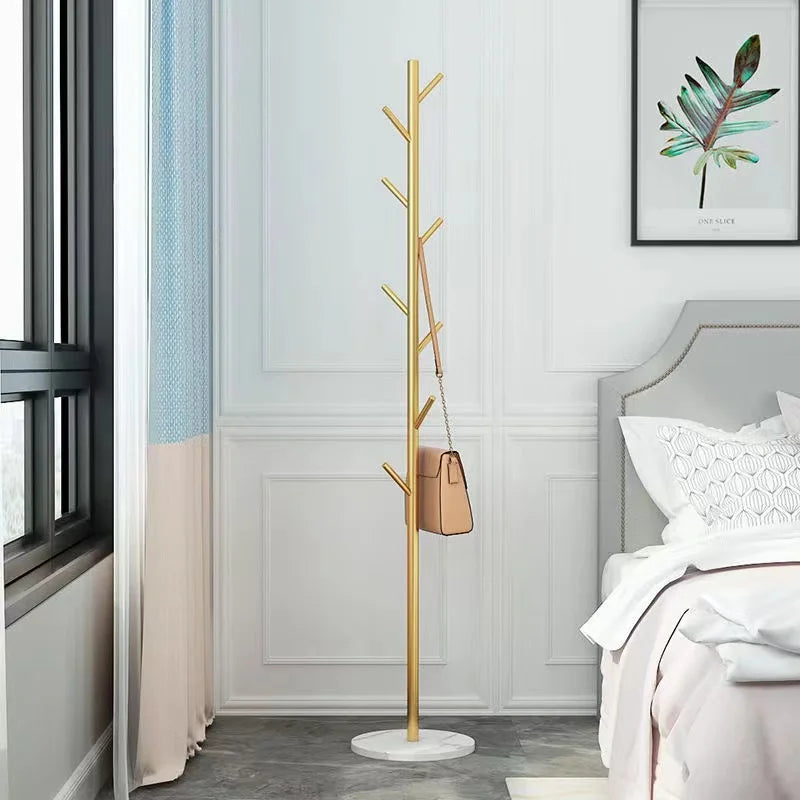 porte-manteau luxe sur pied avec 8 crochets organisateur polyvalent - vue 6 sur 13