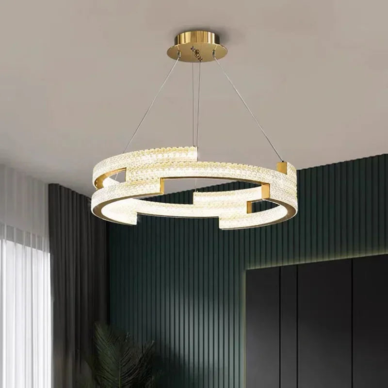 suspension moderne en led pour décoration intérieure élégante - vue 4 sur 16