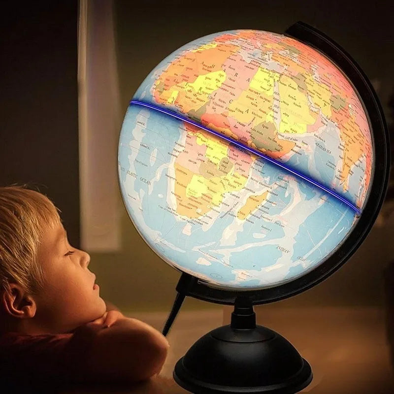 globe terrestre lumineux pour apprendre langlais et le chinois aux enfants - vue 5 sur 7