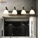 OMEE applique murale LED moderne AC90-260V applique murale salle de bains Vintage miroir lumières luminaire applique noir Bronze éclairage