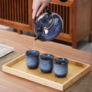 Service à thé japonais théière porcelaine avec filtre