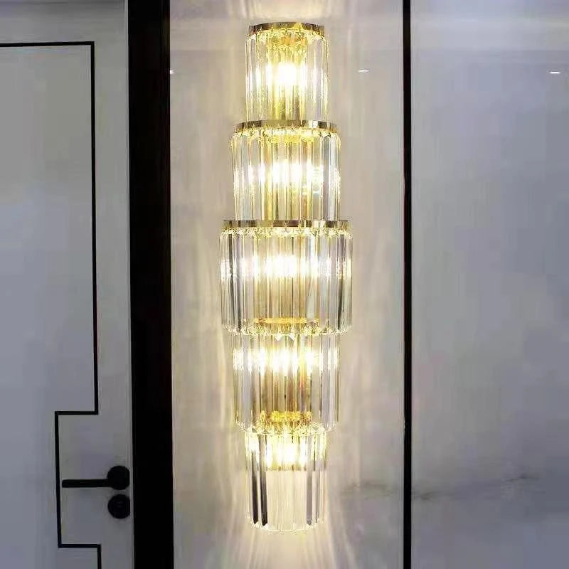 applique murale moderne en cristal pour un éclairage luxueux - vue 5 sur 15