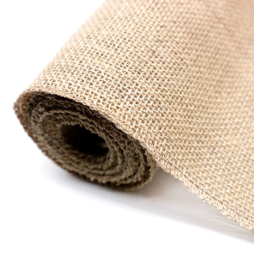 Chemin de table toile de jute style champetre