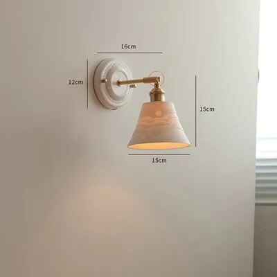 applique murale led iwhd nordique japonaise - vue 10 sur 23