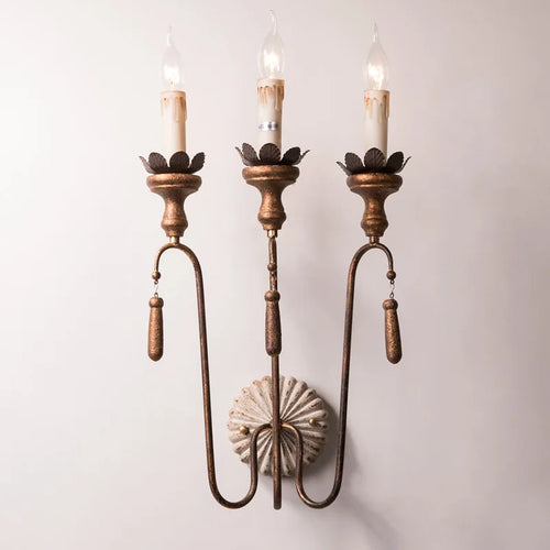 applique murale rétro bois style américain rural pour villa