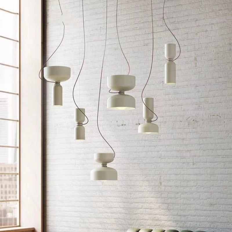 lustre moderne en métal pour 	 avec fil réglable - vue 2 sur 18