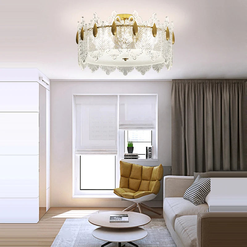 plafonnier de luxe 	 avec lumière led et contrôle lampara - vue 9 sur 9
