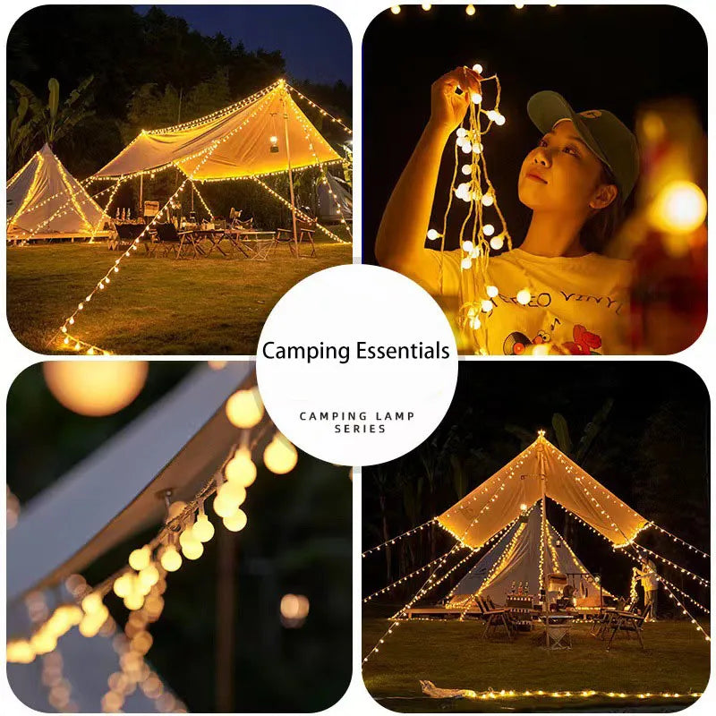 guirlande lumineuse led étanche pour extérieur jardin mariage décoration - vue 7 sur 9