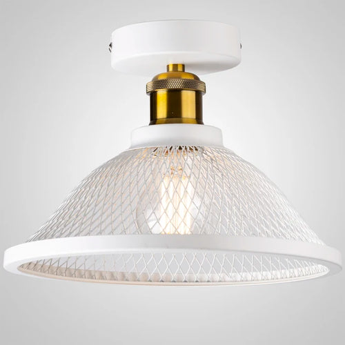 suspension Vintage rétro noir fer Net-Cage cuisine E27 LED pour chambre salon Restaurant - vue 13 sur 13