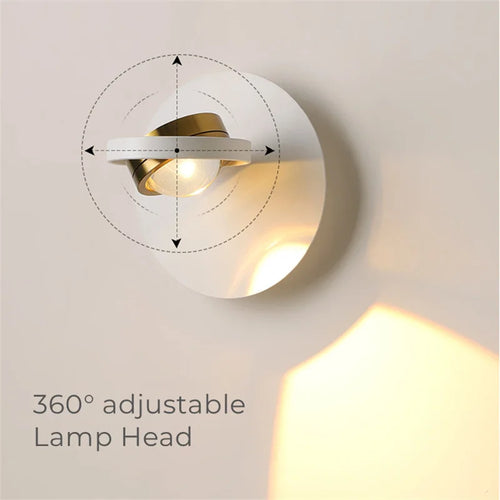 Applique murale LED réglable au design nordique moderne