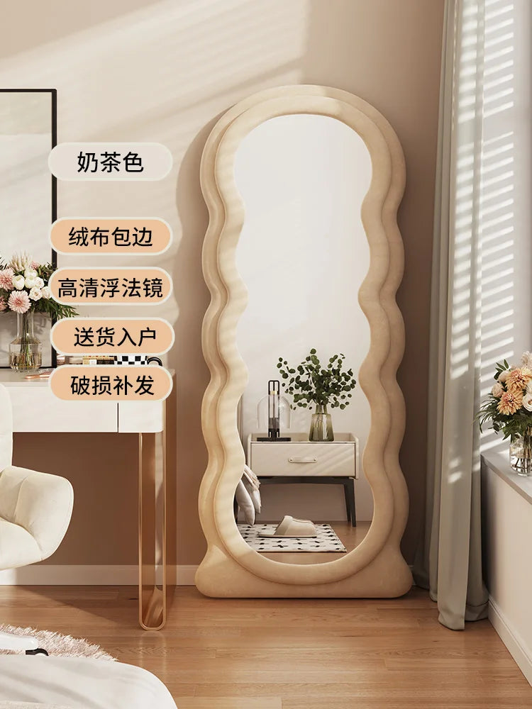 miroir debout design nordique esthétique pour décoration moderne - vue 10 sur 17