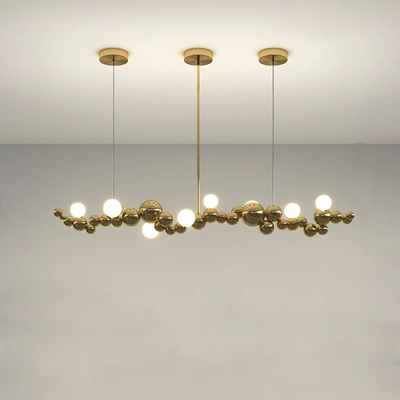 suspension led artistique à intensité variable design moderne