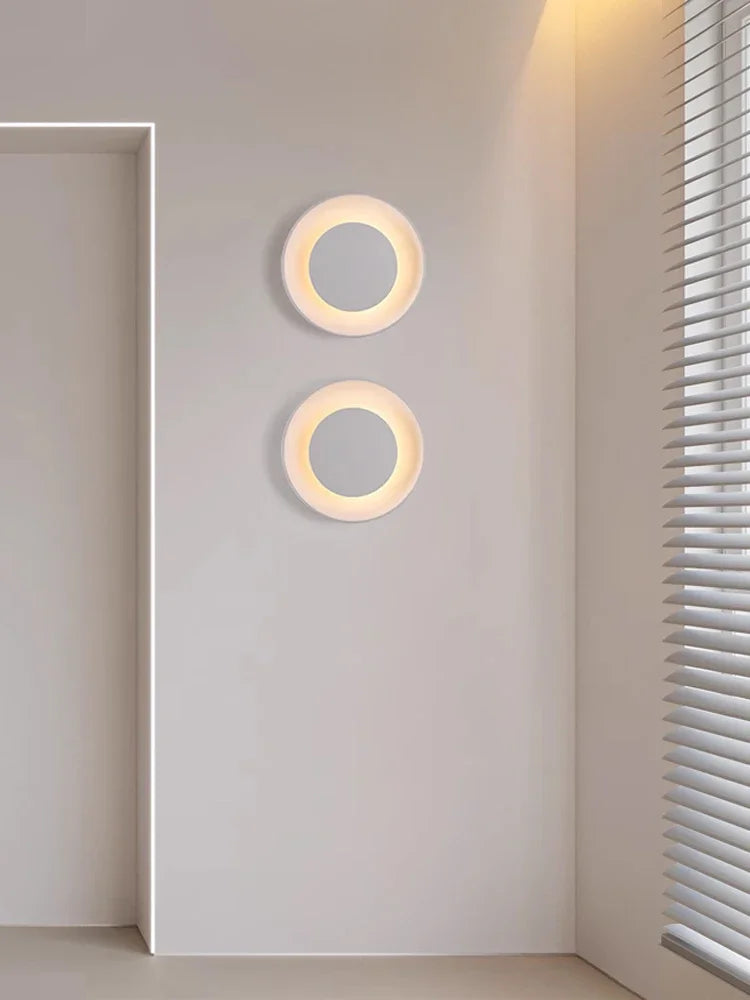 applique murale en plâtre minimaliste design moderne luminaire LED créatif