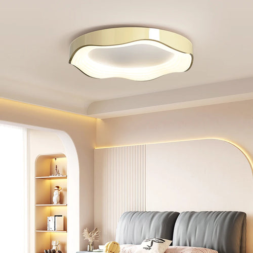 Plafonnier rond design moderne à leds pour décoration intérieure créative