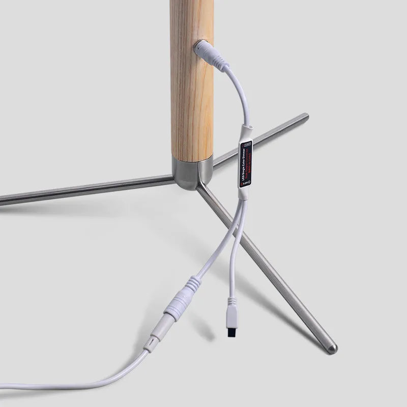Lampadaire LED bois massif - vue 8 sur 8