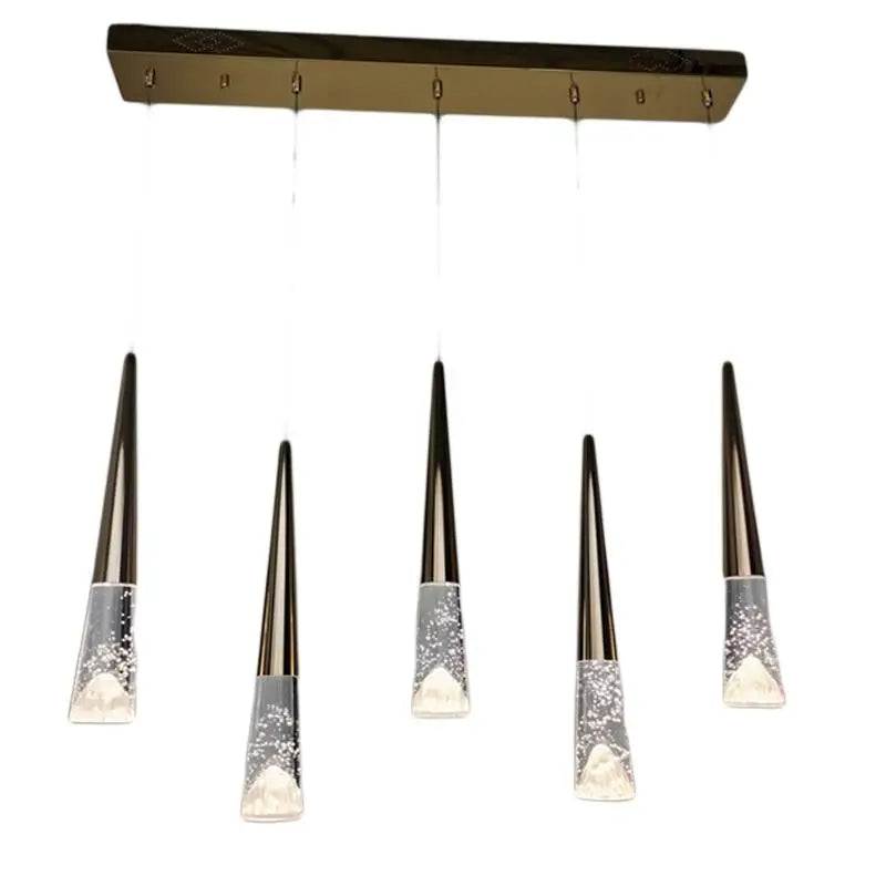 suspension moderne en cristal pour éclairage intérieur élégant - vue 12 sur 16