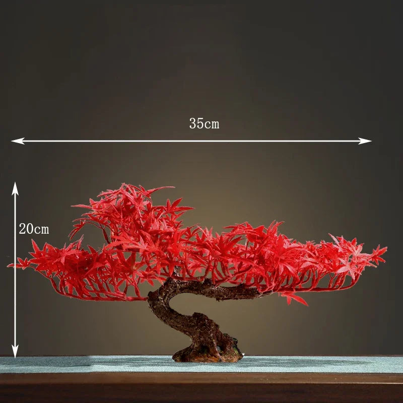 décoration intérieure faux arbre bonsaï style chinois pour intérieur et extérieur - vue 8 sur 22