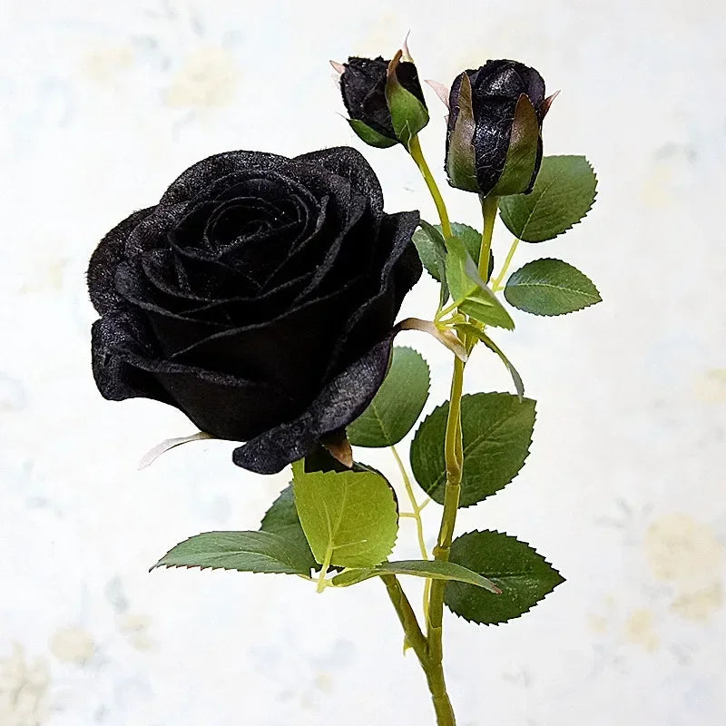 simulation de roses en velours pour décoration élégante - vue 9 sur 8