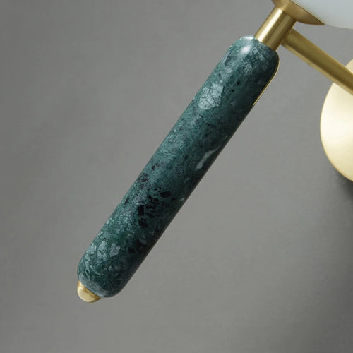 Lampe de chevet en marbre vert italien