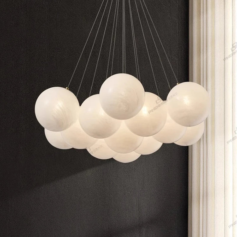 Lustre led boules suspendues au design moderne