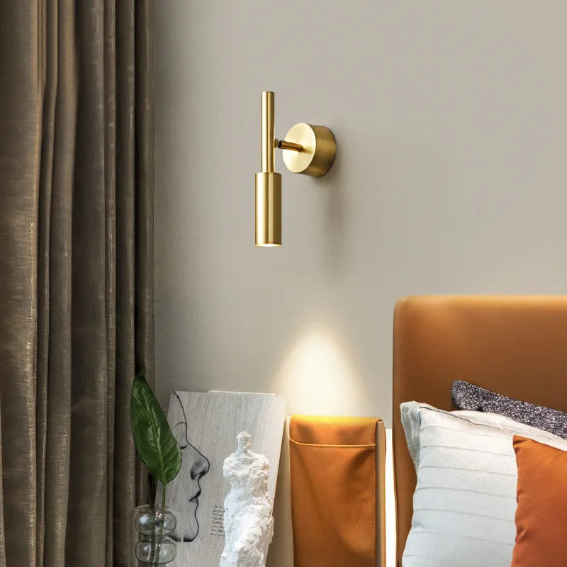 Applique murale LED en laiton