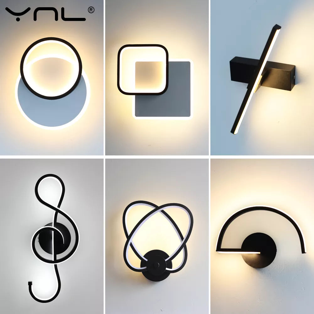 lampe led moderne applique nordique décor intérieur chevet allée salon - vue 3 sur 18