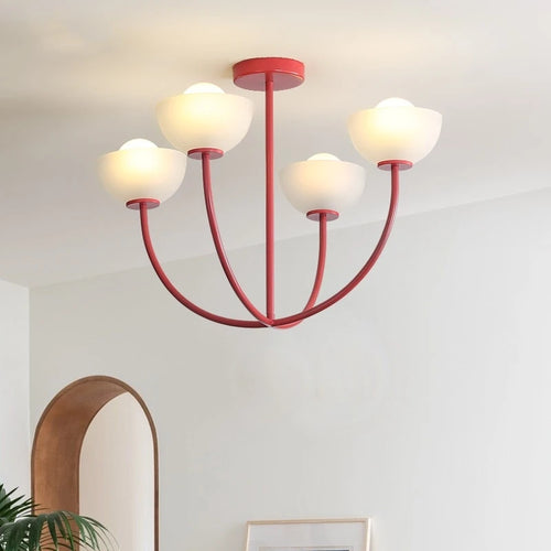 lampe led vintage tulipe style campagnard pour café restaurant bar