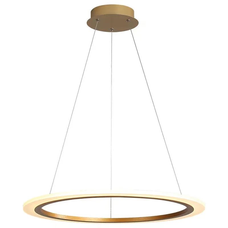 Lustre anneau LED salon minimaliste - vue 7 sur 9