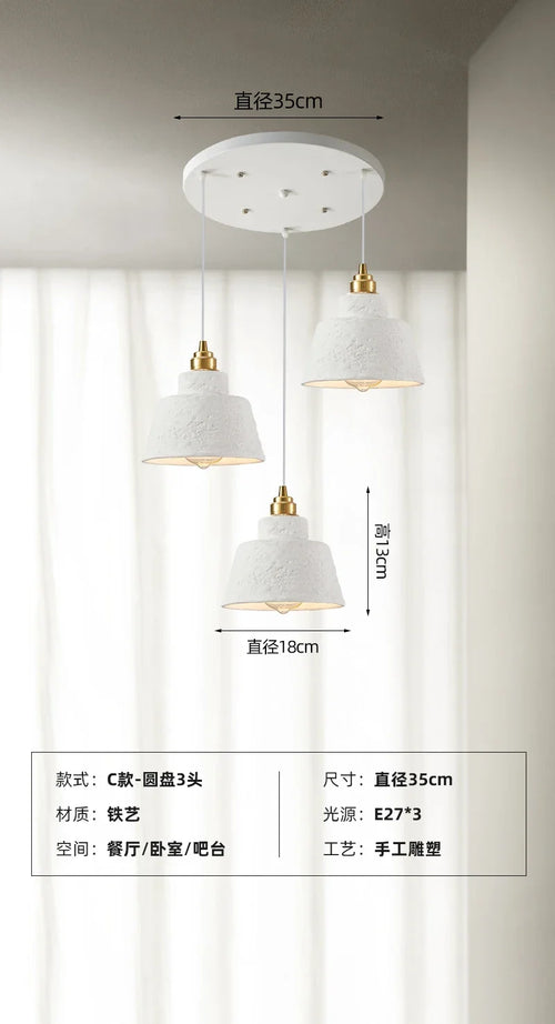 suspension artisanale wabi-sabi pour ambiance japonaise moderne - vue 16 sur 16