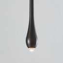 suspension moderne à led avec intensité variable en laiton et cuivre