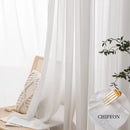 Voilage moderne translucide pour salon chambre balcon