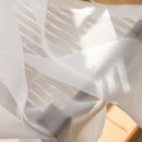 Voilage tulle moderne transparent pour fenêtre salon décoration