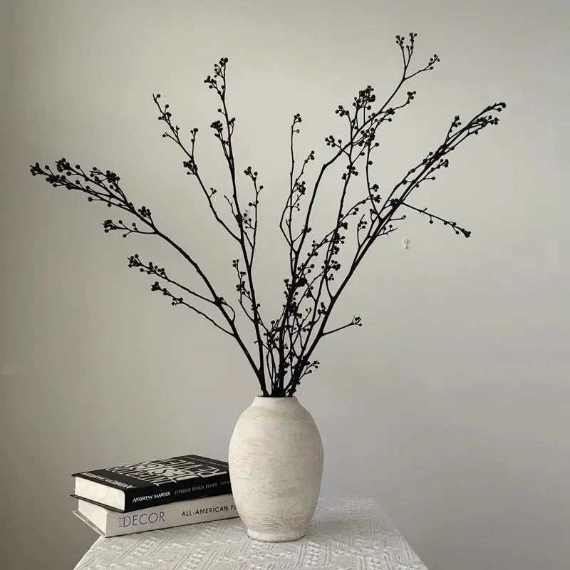 vases en céramique rétro faits main pour fleurs séchées - vue 5 sur 7