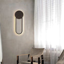 Applique murale ronde design dorée ou noir