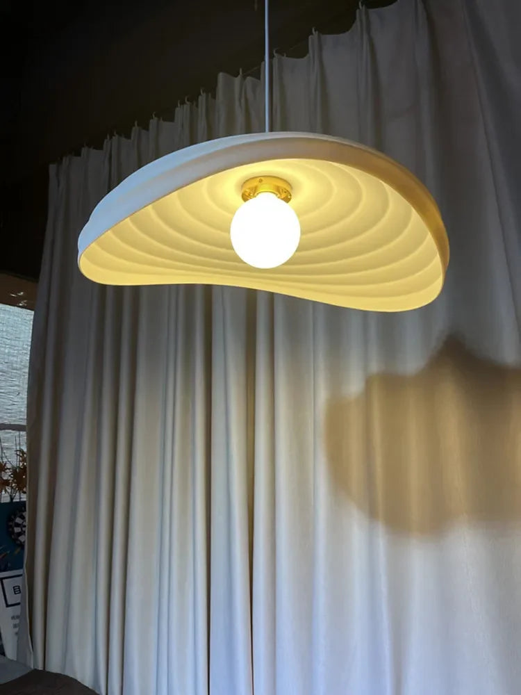 Nordic Minimalist Wabi Sabi Cream Style LED Dining Room Cafe Pendant Light Restaurant Bar Loft Home Decor Lamp Stairs Chandelier - vue 7 sur 19