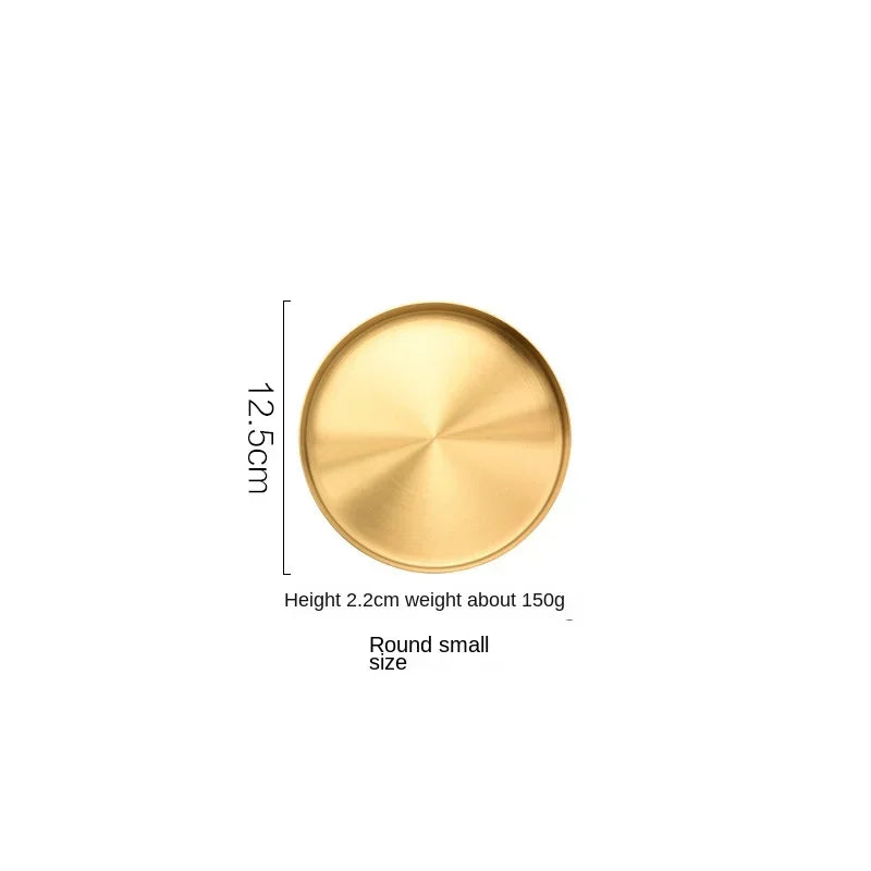 plateau de rangement en acier inoxydable pour bijoux et décorations - vue 13 sur 15