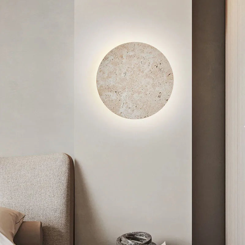 applique murale en pierre naturelle pour ambiance artistique décorative - vue 2 sur 8
